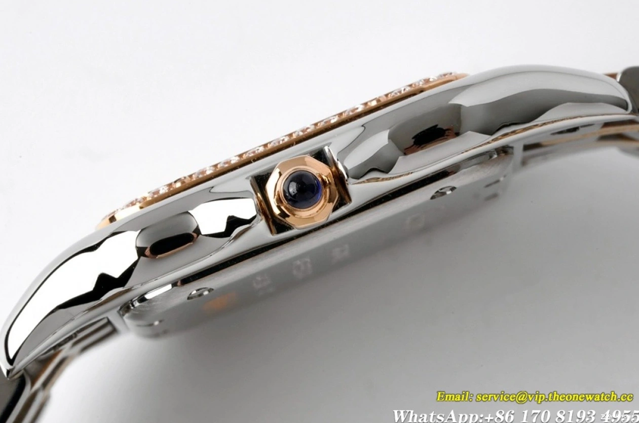 Secrete White BVF SS Ladies 27mm Dial Dia De Panthere RG Quartz 0319